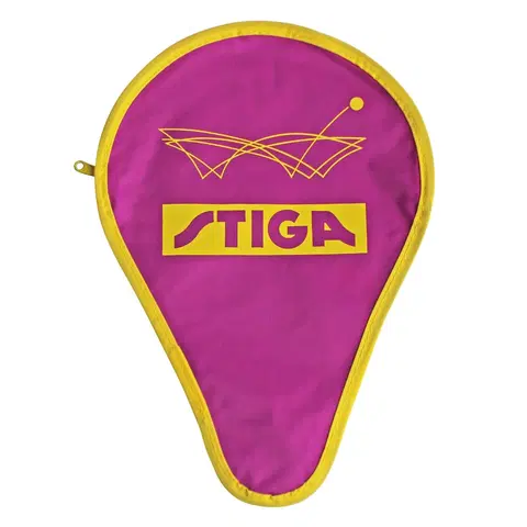 Doplnky na stolný tenis Obal na raketu STIGA Mini fialovo-žltý