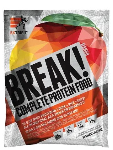Proteínové dezerty Break! Complete Protein Food - Extrifit 90 g Mango