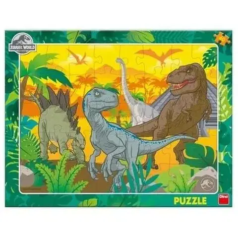 Do 49 dielikov Dino Toys Puzzle Jurský svet 40 Dino