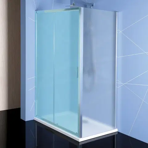 Sprchovacie kúty POLYSAN - EASY LINE sprchová bočná stena 700, sklo BRICK EL3138