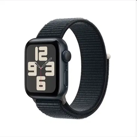 Inteligentné hodinky Apple Watch SE GPS 40mm Midnight Aluminium Case with Midnight Sport Loop MRE03QCA