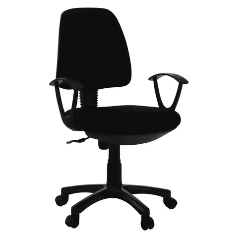 Kancelárske kreslá Kancelárska stolička, čierna, COLBY NEW