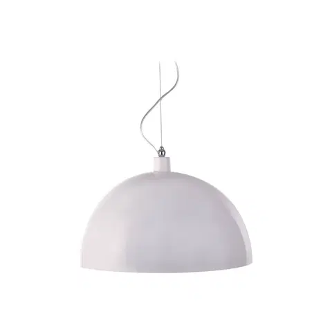 Závesné svietidlá Aluminor Aluminor Dome závesné svietidlo, Ø 50 cm, biela