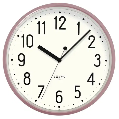 Hodiny LAVVU Ružové hodiny, pr. 29,5 cm