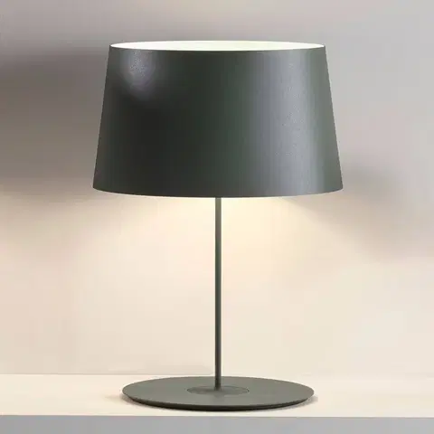 Stolové lampy Vibia Vibia Warm 4901 stolná lampa, Ø 42 cm, zelená