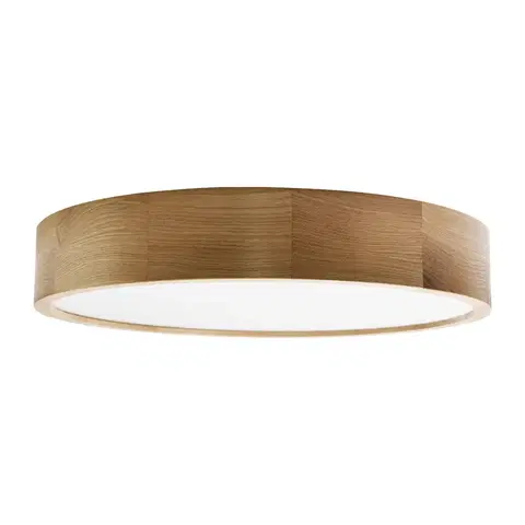 Stropné svietidlá TEMAR LIGHTING Stropné svietidlo Cleo, Ø 57,5 cm, dub