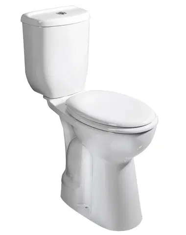 Kúpeľňa SAPHO - HANDICAP WC kombi misa zvýšená 36,3x67,2cm, spodný odpad BD301.410.00