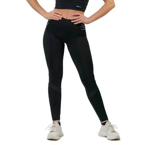 Dámske klasické nohavice Legíny Nebbia FIT Activewear 443 Black - S