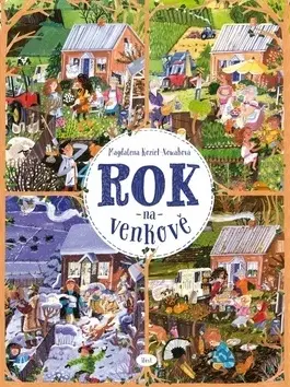 Leporelá, krabičky, puzzle knihy Rok na venkově - Magdalena Koziel-Nowaková