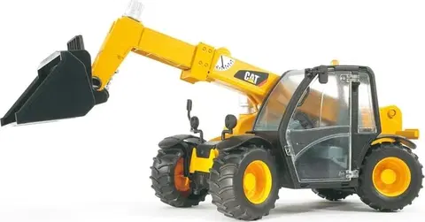 Hračky - dopravné stroje a traktory BRUDER - 02141 Nakladač CAT s výsuvným ramenom (manipulátor)