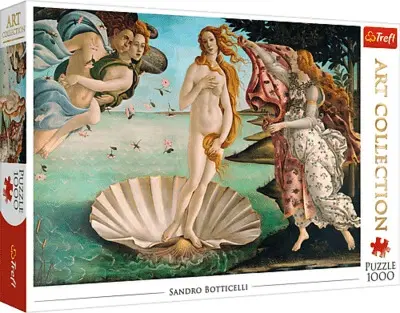 1000 dielikov Trefl Puzzle Zrodenie Venuše, Sandro Botticelli 1000 Art Collection Trefl