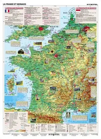 Učebnice - ostatné Élémantaire faits de France - A3 karta
