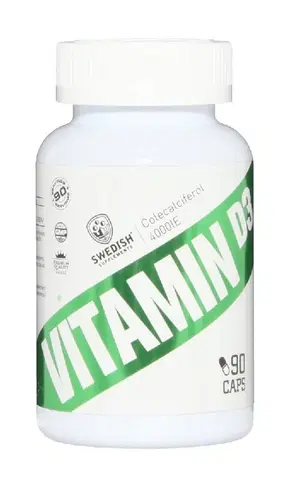 Vitamín D Vitamin D3 - Swedish Supplements 90 kaps.