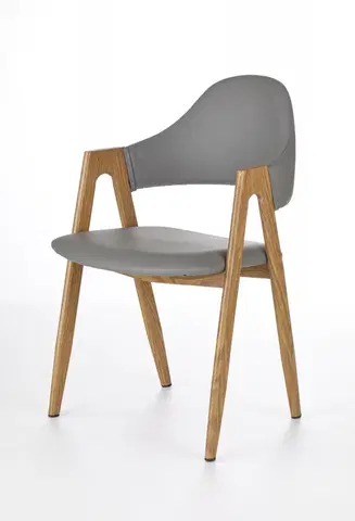 Jedálenské stoličky a kreslá Jedálenská stolička K247 Halmar Biela