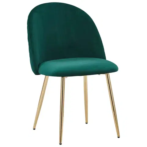 Stoličky do jedálne Jedálenská stolička Artdeco Zelená