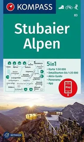 Európa Stubaier Alpen 83 NKOM