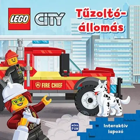Leporelá, krabičky, puzzle knihy Lego City - Tűzoltóállomás