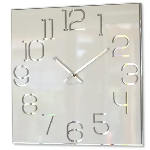 Hodiny Nástenné akrylové hodiny Digit Flex z120-2-0-x, 30 cm, biele