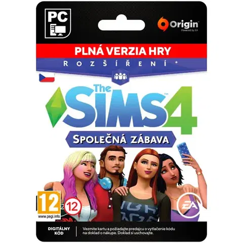 Hry na PC The Sims 4: Spoločná zábava CZ [Origin]