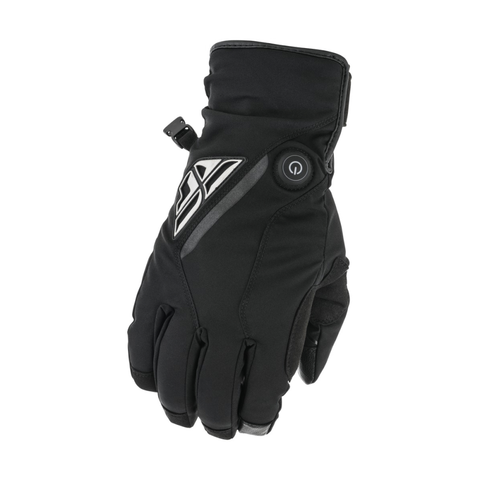 Zimné rukavice Vyhrievané rukavice Fly Racing Title čierna 4XL
