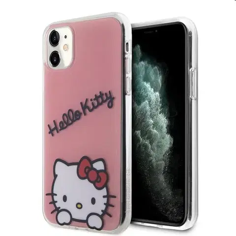 Puzdrá na mobilné telefóny Zadný kryt Hello Kitty IML Daydreaming Logo pre Apple iPhone 11, ružové 57983116916
