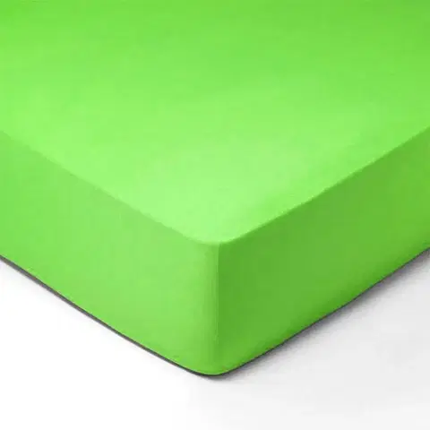 Plachty Forbyt, Prestieradlo, Jersey, zelená 120 x 200 cm