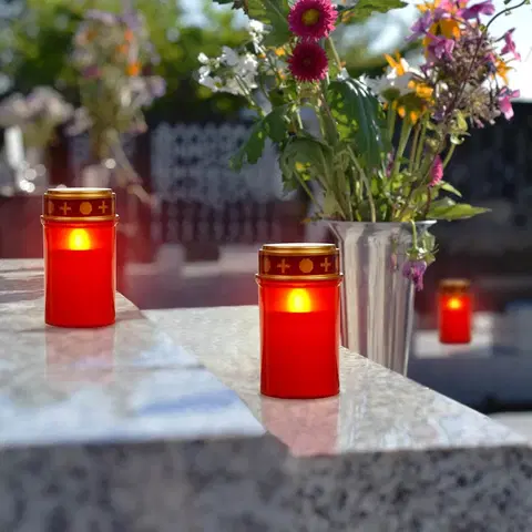 Vonkajšie osvetlenie LED Cintorínska sviečka