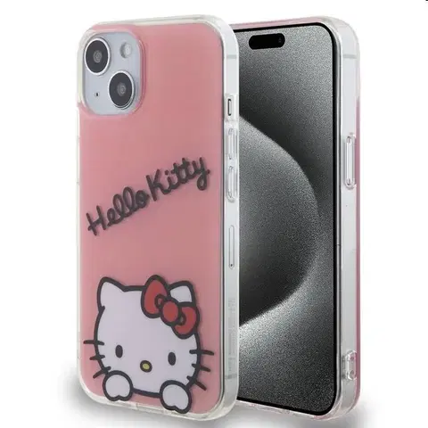 Puzdrá na mobilné telefóny Zadný kryt Hello Kitty IML Daydreaming Logo pre Apple iPhone 13, ružové 57983116918