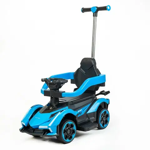 Detské vozítka a príslušenstvo Baby Mix Detské odrážadlo Speed s vodiacou tyčou, modrá