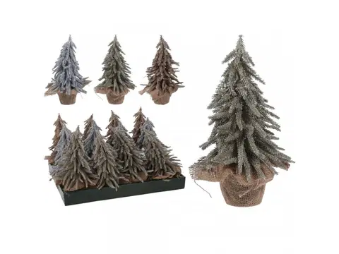 Vianočné stromčeky MAKRO - Strom vianočný 35 cm GLITTER