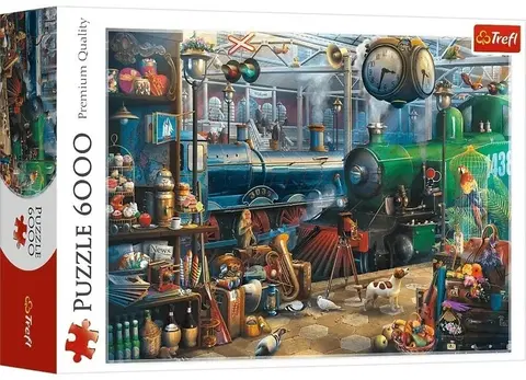 Hračky puzzle TREFL -  Puzzle 6000 - Železničná stanica