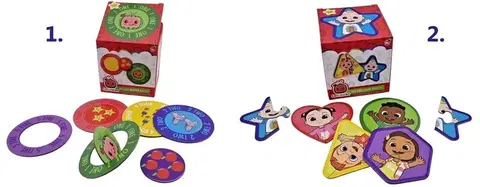 Hračky puzzle WIKY - Cocomelon Moje prvé puzzle 10 x 10 cm, Mix Produktov