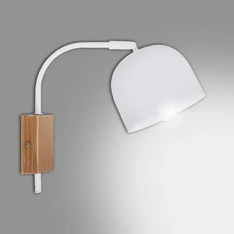 Moderné lampy do obývačky Luster Rupi Biely E27 K1