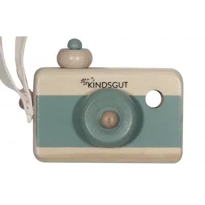 Drevené hračky KINDSGUT - Drevený fotoaparát Mint
