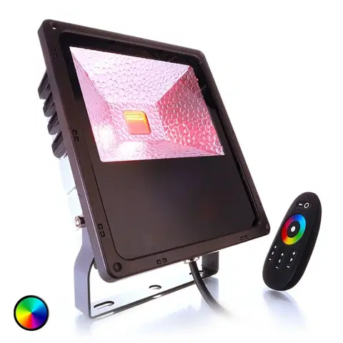 LED reflektory a svietidlá s bodcom do zeme Deko-Light LED vonkajší reflektor Flood Color RF II 60 RGB