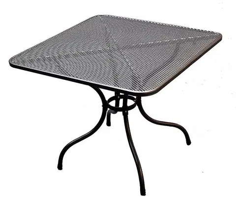 Stolčeky DEOKORK Kovový stôl 105 x 105 cm