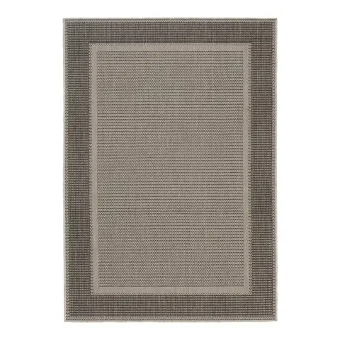 Hladko tkané koberce Plocho tkaný koberec Country Grau 3,š/d.: 200/250cm