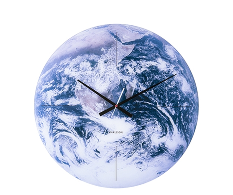 Hodiny Nástenné hodiny Karlsson Earth KA5725, 60 cm