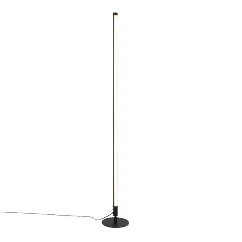 Stojace lampy Stojacia lampa čierna vrátane LED s dotykovým stmievačom 3-stupňovo stmievateľné - Line-up