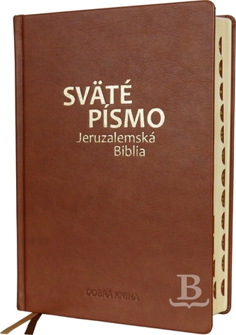 Biblie, biblistika Sväté písmo - Jeruzalemská Biblia - hnedá, zlatá oriezka - Kolektív autorov