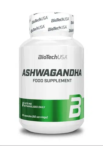 Anabolizéry a NO doplnky Ashwagandha - Biotech USA 60 kaps.