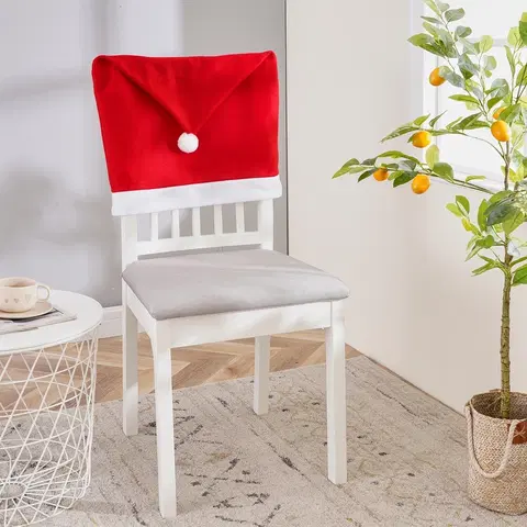 Doplnky do spálne 4Home Vianočný poťah na stoličku Santa, 49 x 60 cm, sada 2 ks