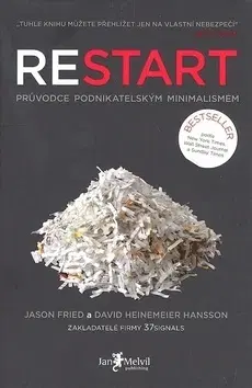 Podnikanie, obchod, predaj Restart - Jason Fried,David Heinemeier Hansson