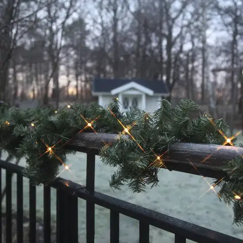 Vianočné osvetlenie STAR TRADING Batériou ovládania LED girlanda Canadian 250 cm