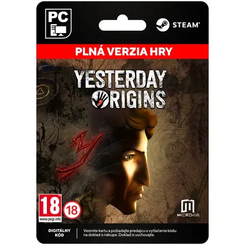 Hry na PC Yesterday Origins [Steam]