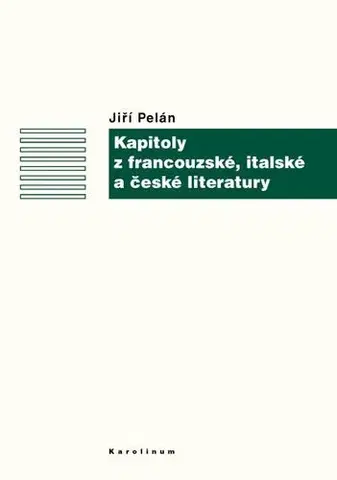 Sociológia, etnológia Kapitoly z francouzské, italské a české literatury