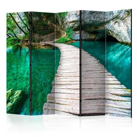 Paravány Paraván Plitvice Lakes National Park Croatia Dekorhome 225x172 cm (5-dielny)