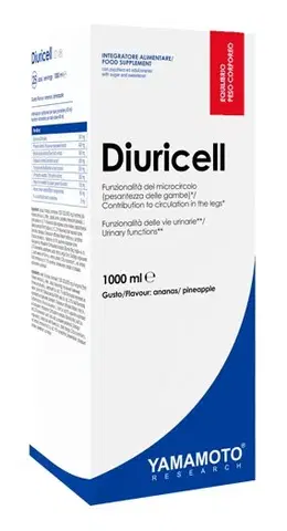 Diuretiká Diuricell (čistiace a odvodňovacie účinky) - Yamamoto 1000 ml. Lemon + Ginger