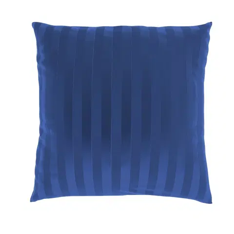 Obliečky Kvalitex Obliečka na vankúšik Stripe modrá, 40 x 40 cm