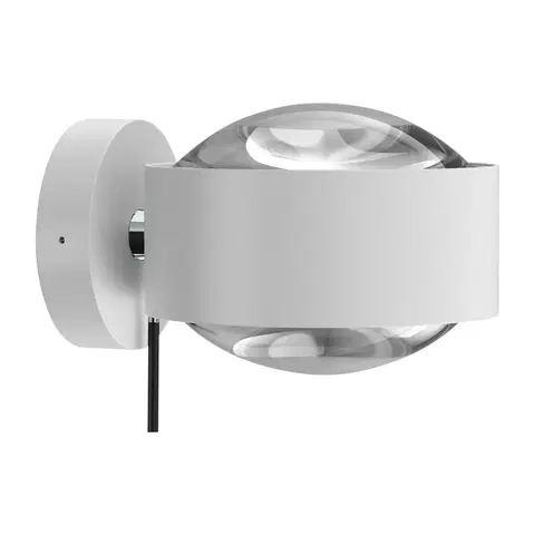 Bodové svetlá Top Light Puk Maxx Wall+ LED, šošovky číre biela matná/chróm